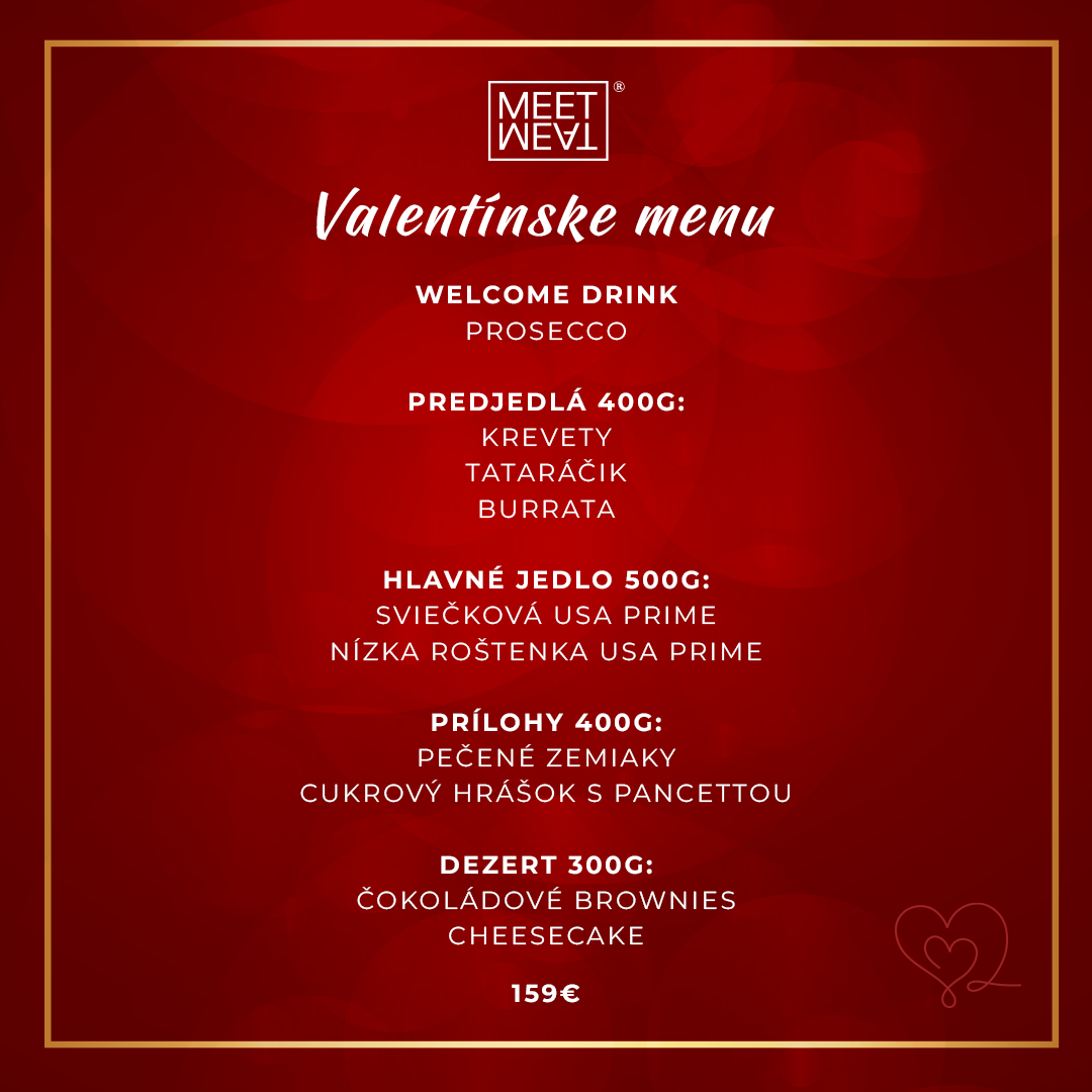 Valentínske menu